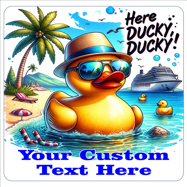 Cruise Ship Door Magnet - 11" x 11"  - Show off your cruising spirit and find your cabin easier!