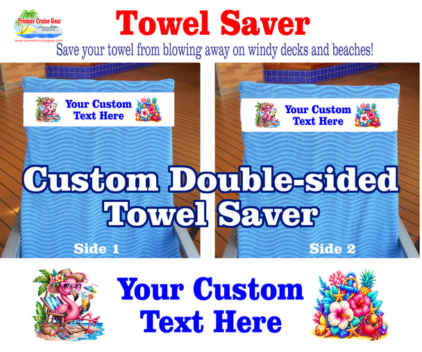 New Towel Saver - Custom towel band with personality to save your towels from blowing away. 2026-8