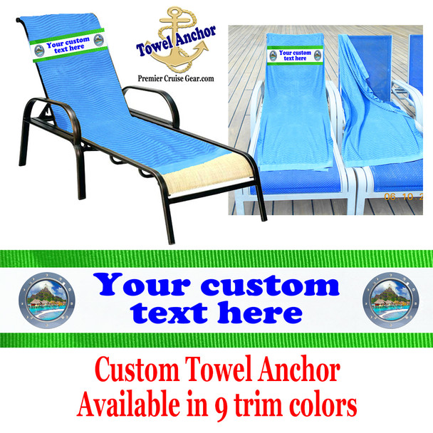 Custom Towel Anchor - (Design 036