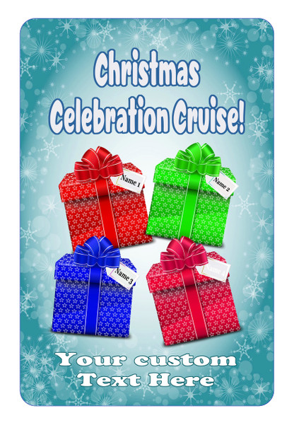Cruise Ship Door Magnet - Extra large 11" x 17" - Holiday 004 Cruise Ship Door Magnet - Extra large 11" x 17" - Holiday 004