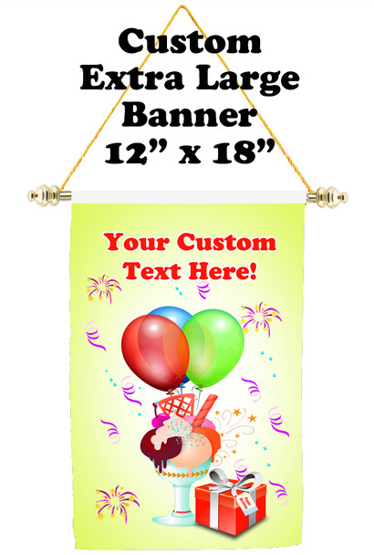 Cruise Ship Door Banner - Extra-Large Banner - Birthday Sundae