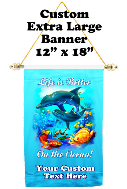 Cruise Ship Door Banner - Extra-Large Banner - ocean