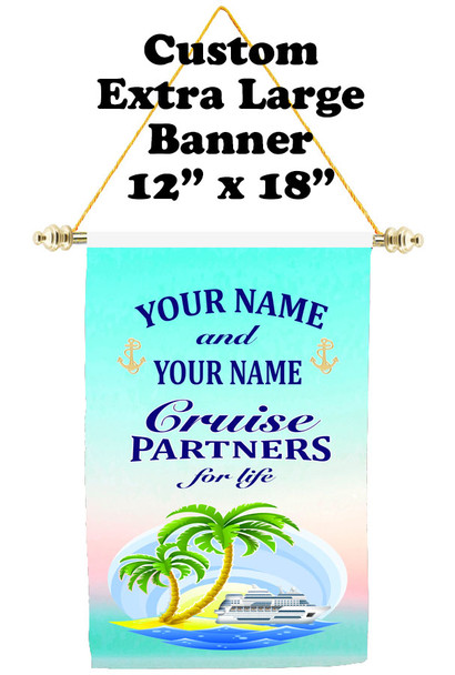 Cruise Ship Door Banner - Extra-Large Banner - partners 3