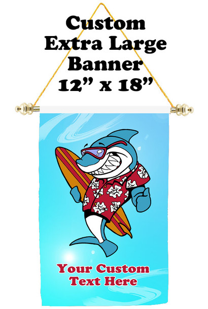 Cruise Ship Door Banner - Extra-Large Banner - shark