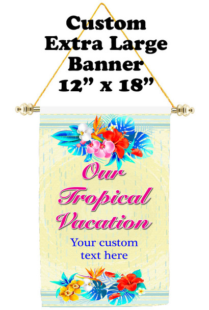 Cruise Ship Door Banner - Extra-Large Banner - tropical