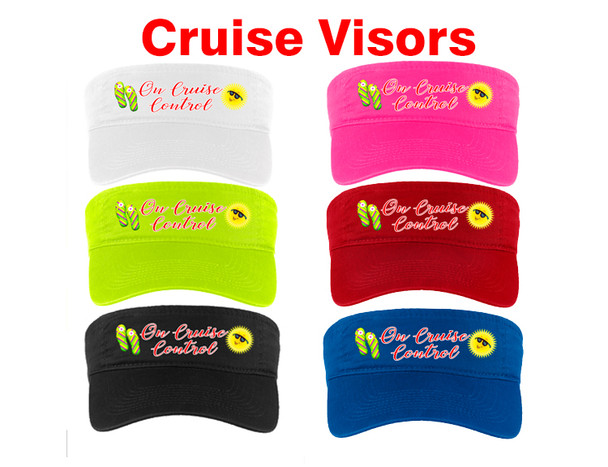 Cruise Visor - Choice of visor color with full color art work - On Cruise Control