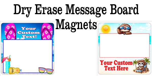 Dry Erase Door Magnet Message Center