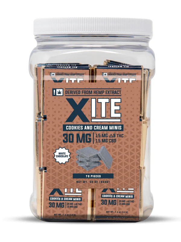 Xite Cookies and Cream Chocolate Minis