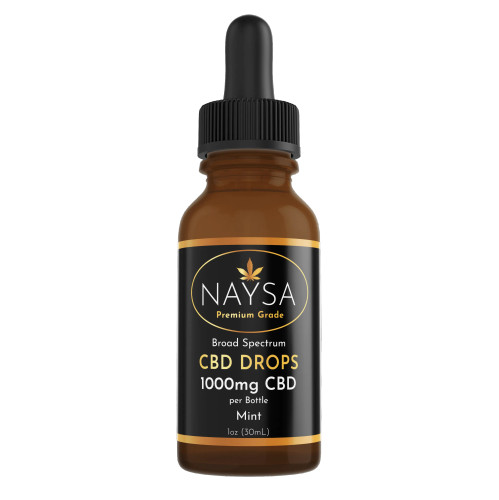 Naysa CBD Broad Spectrum Mint Tincture Naysa CBD Broad Spectrum Mint Tincture
