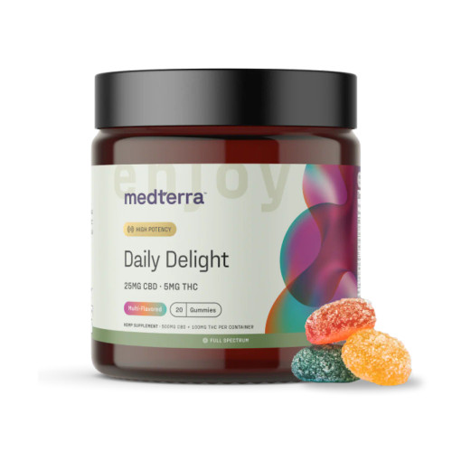 Medterra Daily Delight 5:1 CBD:THC Gummies