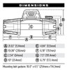 Warn VR EVO 10 Standard Duty 10,000 Lb Winch With Wire Rope - 103252