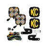 KC FLEX ERA 4 LED Light Combo Beam Pillar Kit For Jeep JL/Gladiator - 97141