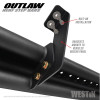 Westin Outlaw Nerf Step Bars For 2014+ Toyota 4Runner - 58-53835