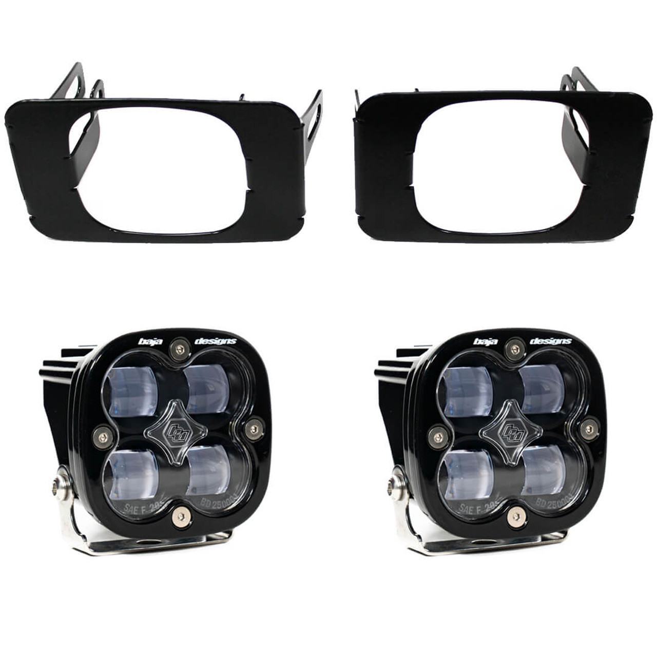 Baja Designs SAE Squadron LED Fog Light Kit For 15-20 Ford F-150 - 447618