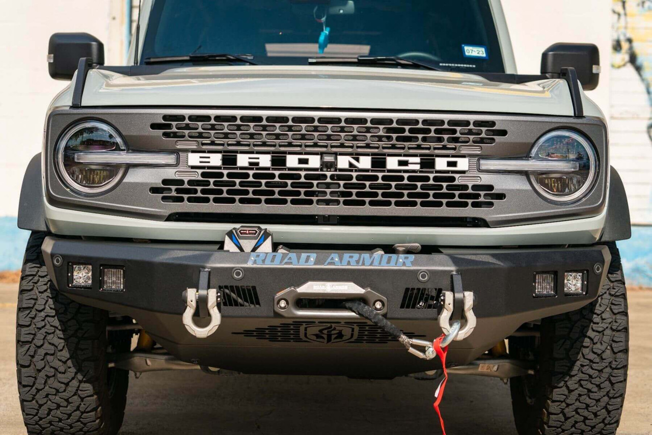 Road Armor Stealth Front Bumper For 2021+ Ford Bronco - 6213F10B