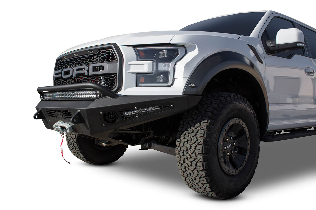 ADD HoneyBadger Winch Front Bumper For 17-20 Ford Raptor - F117382860103