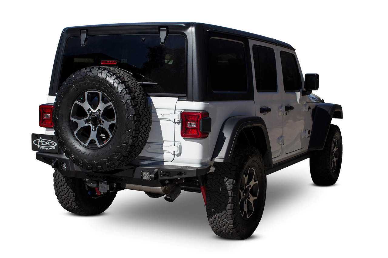 ADD Stealth Fighter HD Rear Bumper For 18-25 Jeep Wrangler JL - R961321280103 ADD Stealth Fighter HD Rear Bumper For 18-25 Jeep Wrangler JL - R961321280103