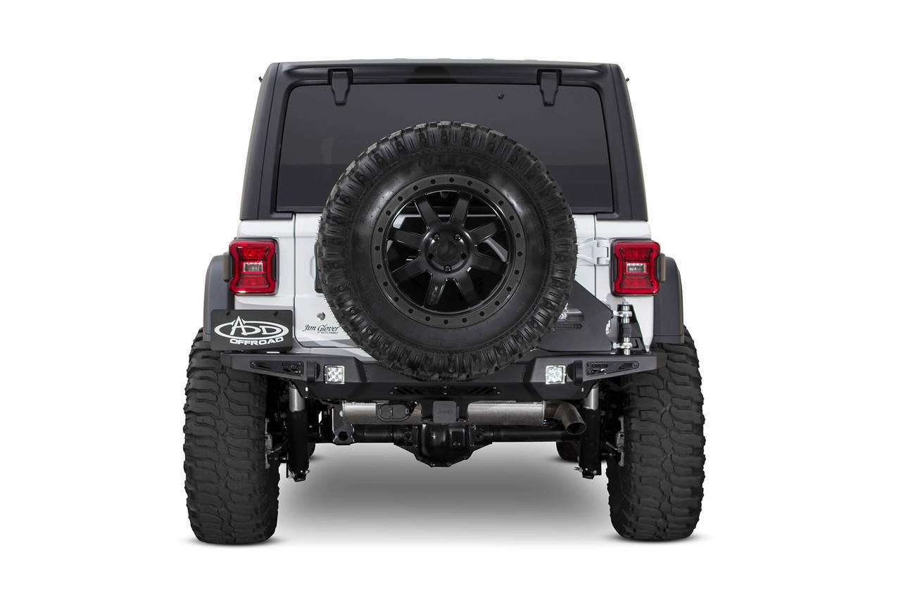 ADD Stealth Fighter HD Rear Bumper For 18-25 Jeep Wrangler JL - R961321280103 ADD Stealth Fighter HD Rear Bumper For 18-25 Jeep Wrangler JL - R961321280103