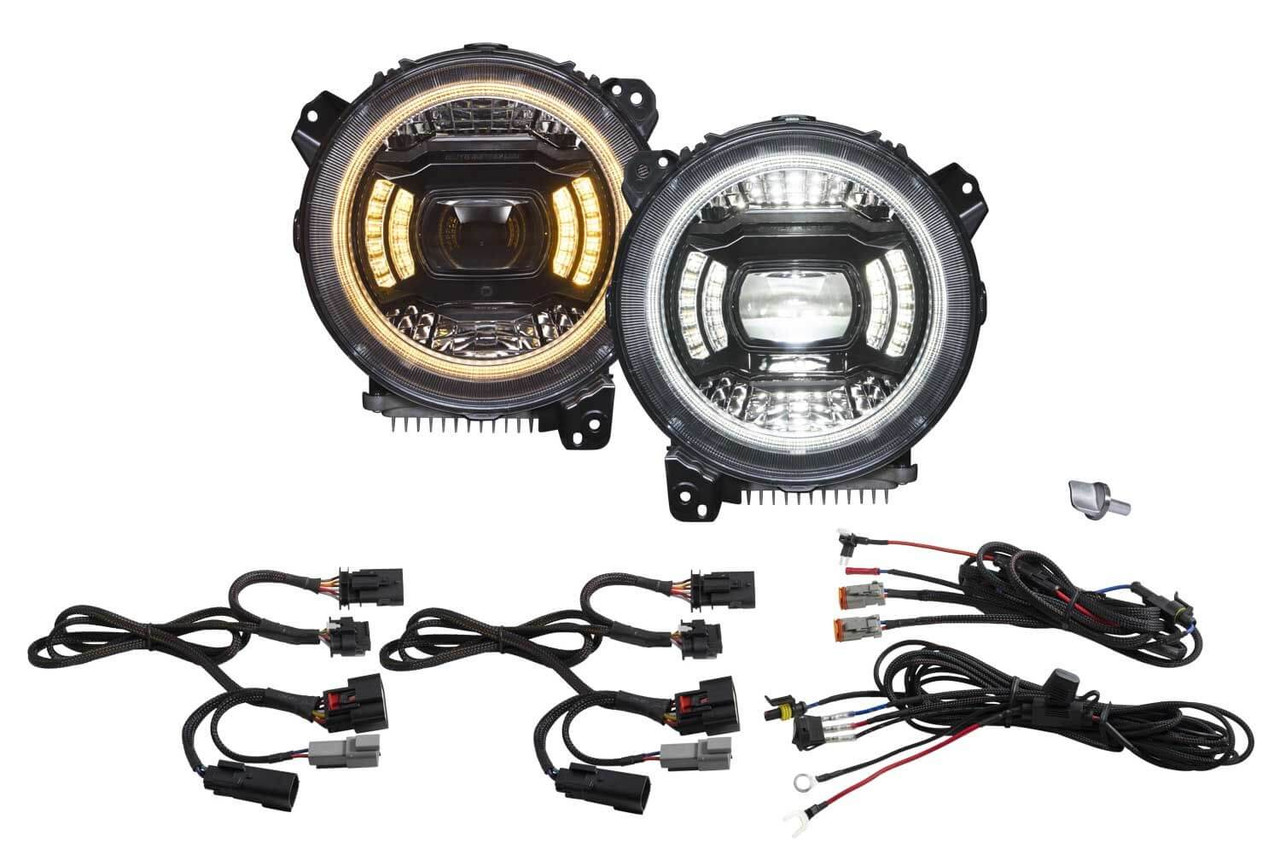 Diode Dynamics Elite Max LED Headlights For Jeep Wrangler JL - DD5165