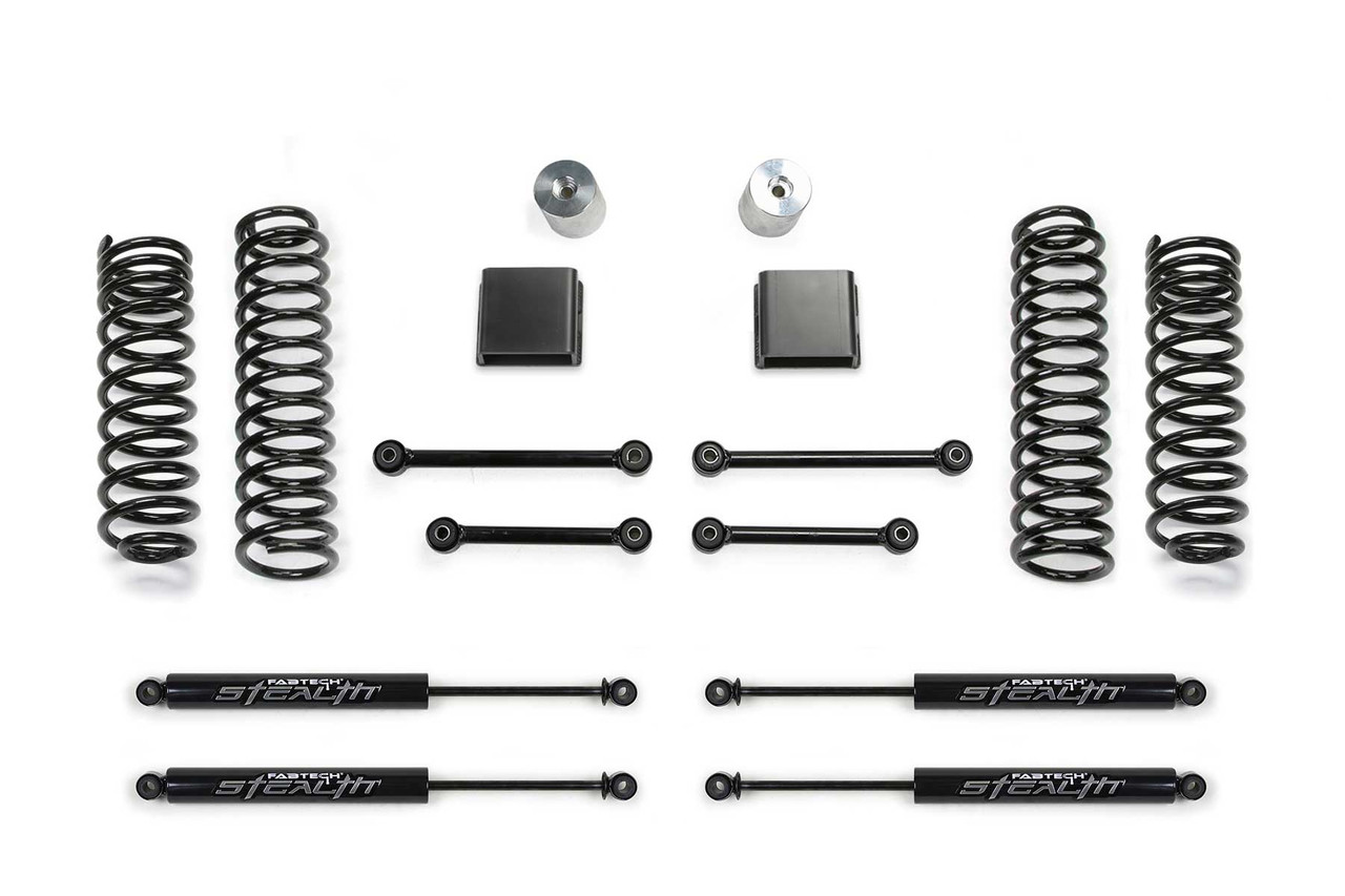 Fabtech 3" Sport II Lift Kit With Stealth Shocks For Jeep Gladiator - K4163M