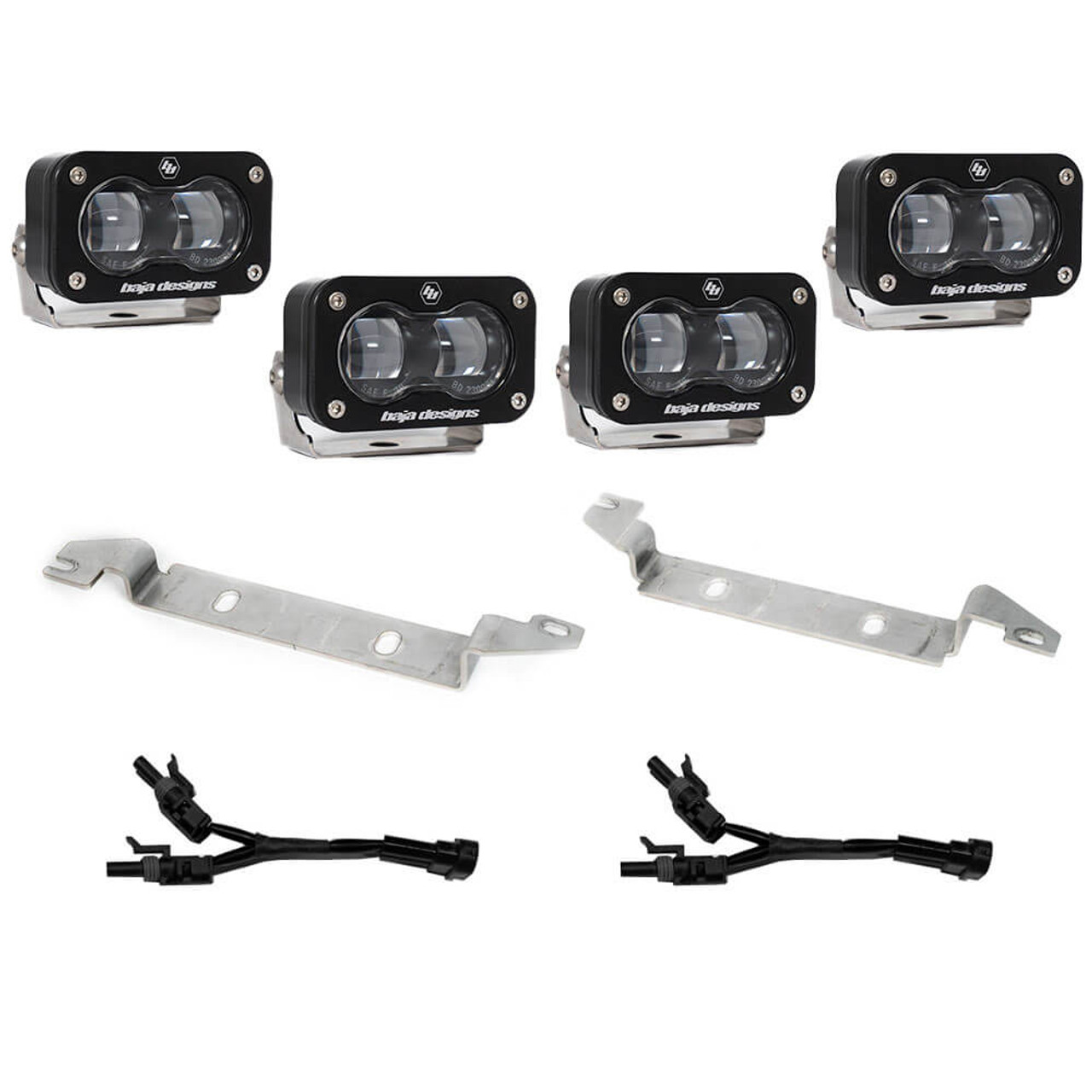 Baja S2 SAE Dual LED Fog Light Kit For 2022+ Toyota Tundra - 448162