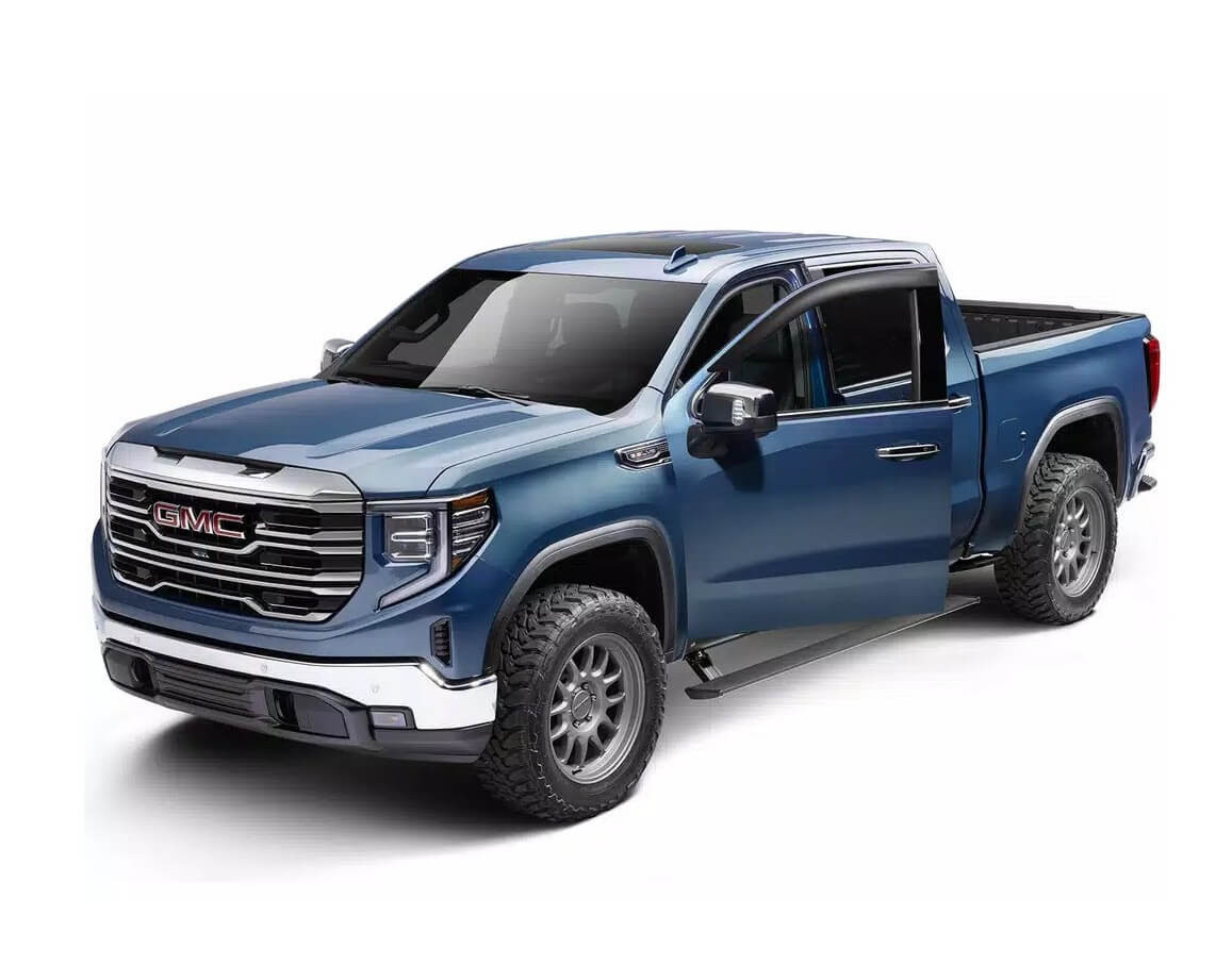 AMP Research PowerStep Smart Running Boards For 2024+ Chevrolet Silverado HD Trucks - 86255-01A