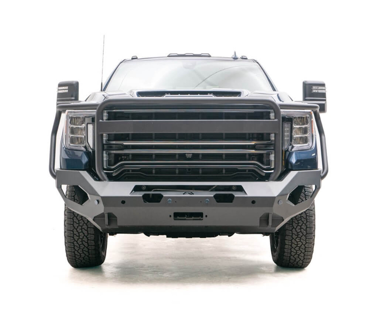 Fab Fours Matrix Front Bumper With Full Guard For 2020+ GMC Sierra HD - GM20-X5050-1