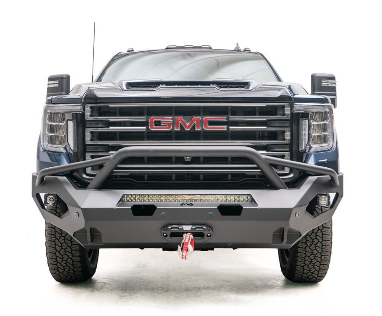 Fab Fours Matrix Front Bumper With Pre-Runner For 2020+ GMC Sierra HD - GM20-X5052-1