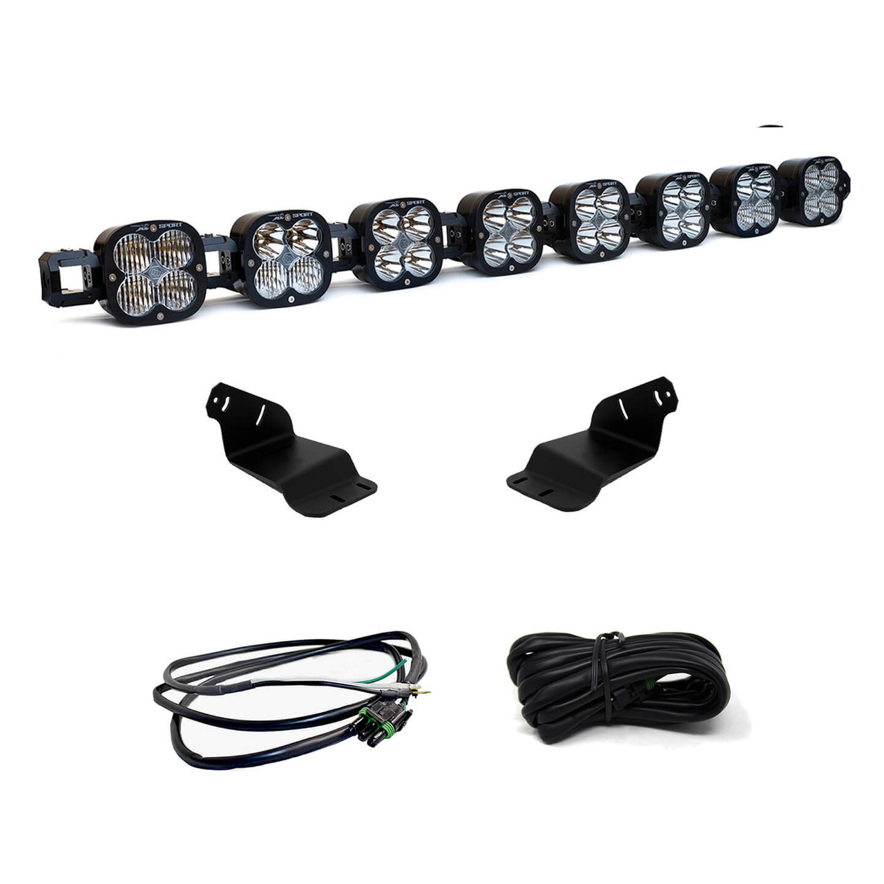 Baja Designs 8 XL Linkable (Upfitter) LED Bar Kit For 21+ Ford Bronco - 447756UP