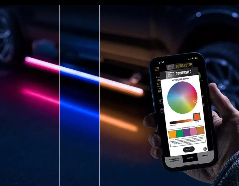 AMP Research PowerStep Vision Running Boards For 2024+ Chevrolet Silverado HD Trucks - 96255-01A