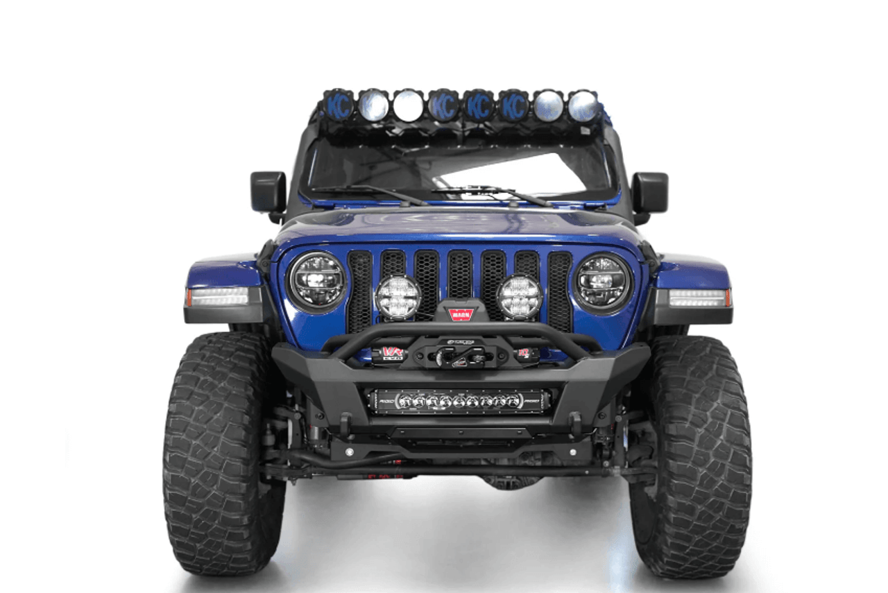 ADD Phantom Winch Stubby Front Bumper For 18-25 Jeep Wrangler JL - F980393070103 ADD Phantom Winch Stubby Front Bumper For 18-25 Jeep Wrangler JL - F980393070103