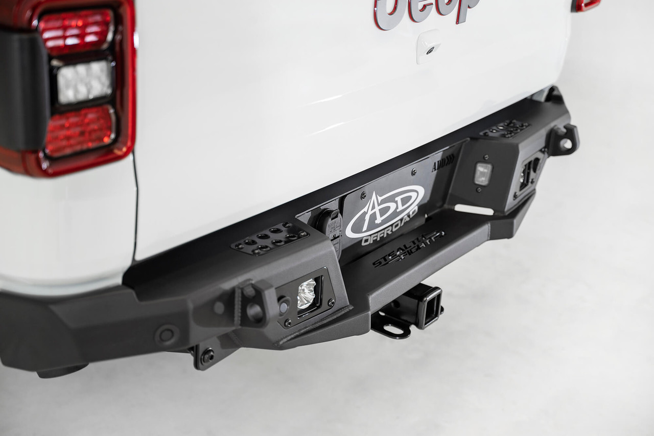 ADD Stealth Fighter Rear Bumper W/ Backup Sensors For 2020 Jeep Gladiator JT - R971241280103