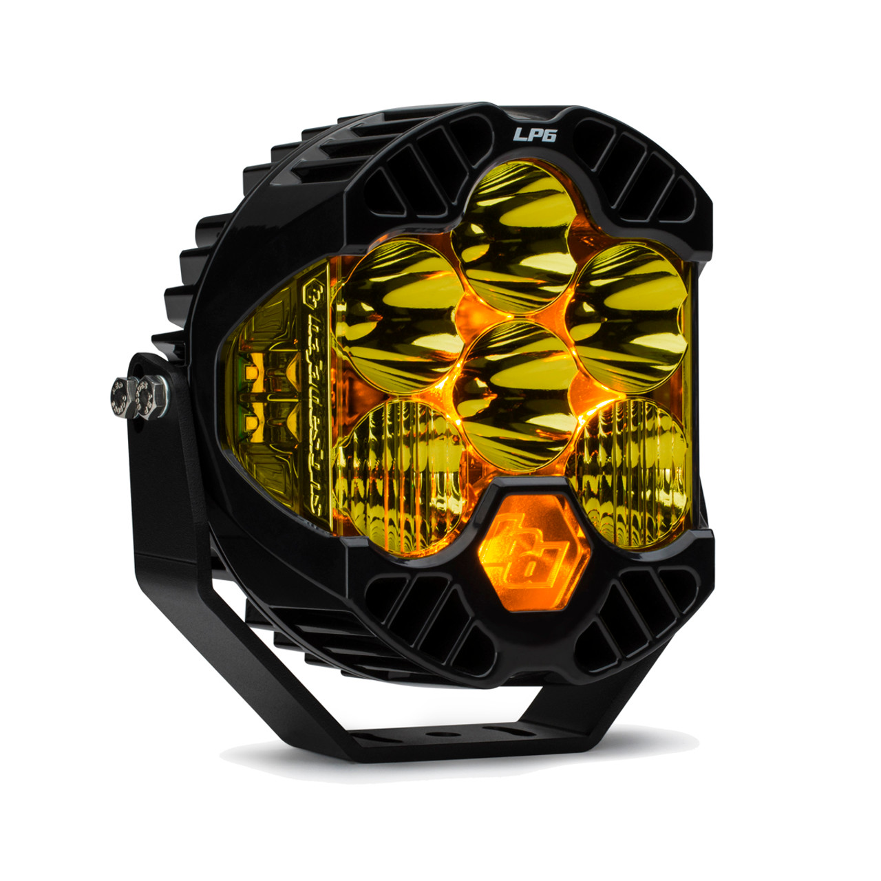Baja Designs LP6 Pro Amber Driving Combo Round LED Light - 270013