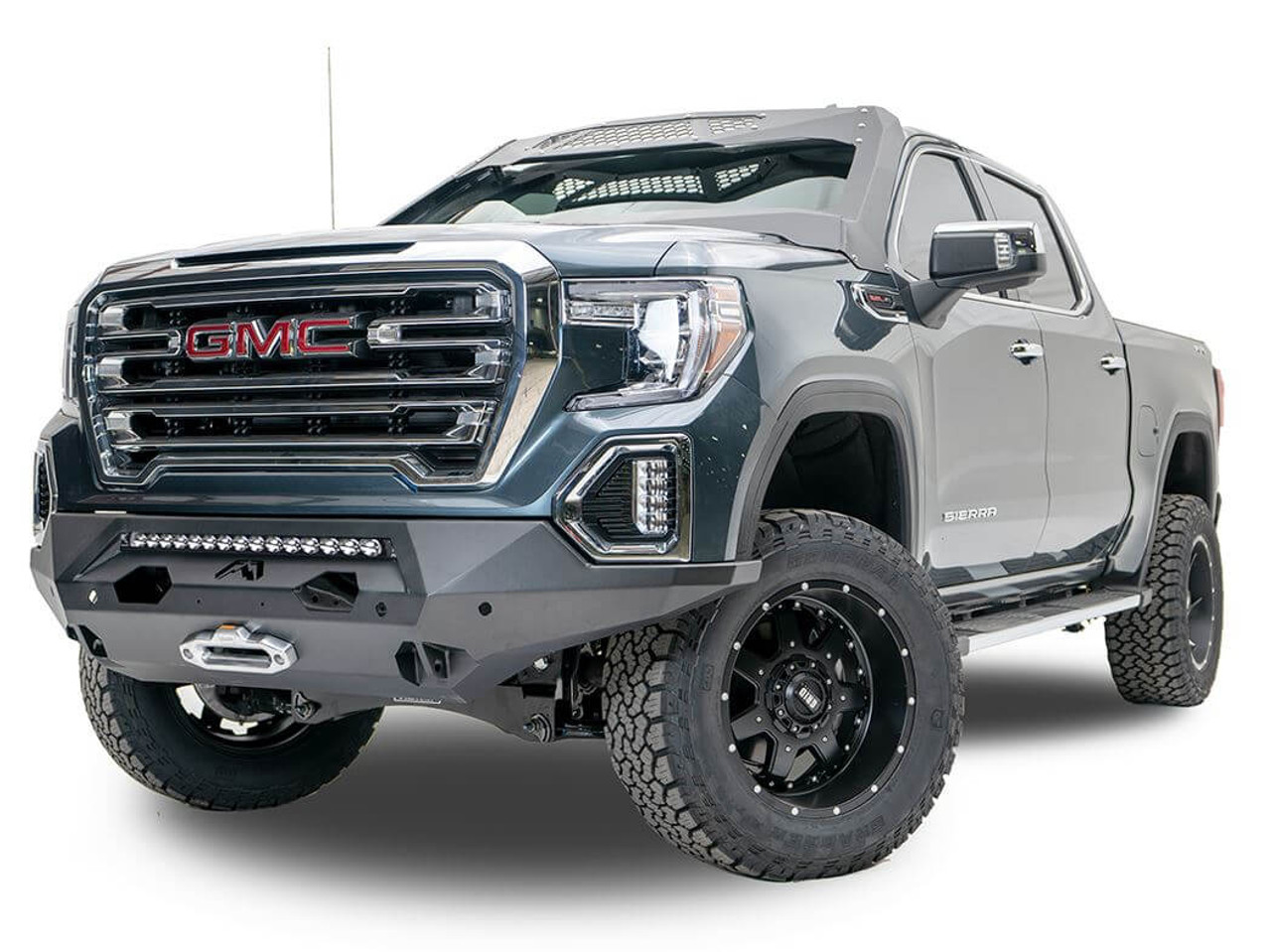 Fab Fours Matrix Front Bumper For 2019+ GMC Sierra 1500 - GS19-X3951-1