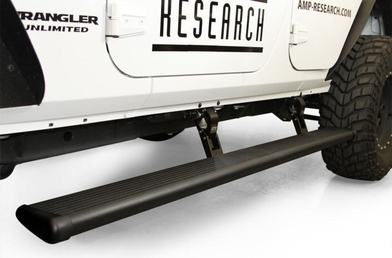 AMP Research PowerStep Running Boards For Jeep Wrangler JLU