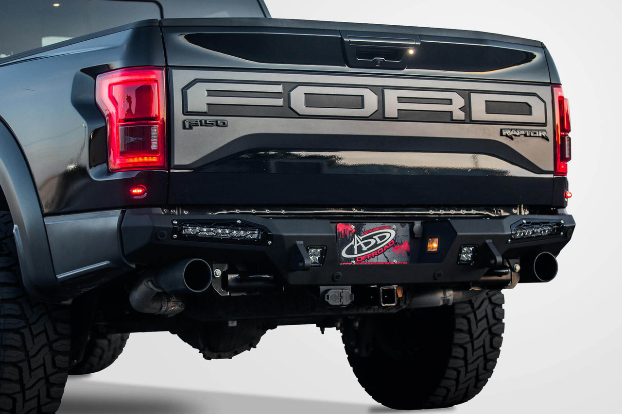 ADD HoneyBadger Rear Bumper With 10" Lights For 17-20 Ford Raptor - R117321430103