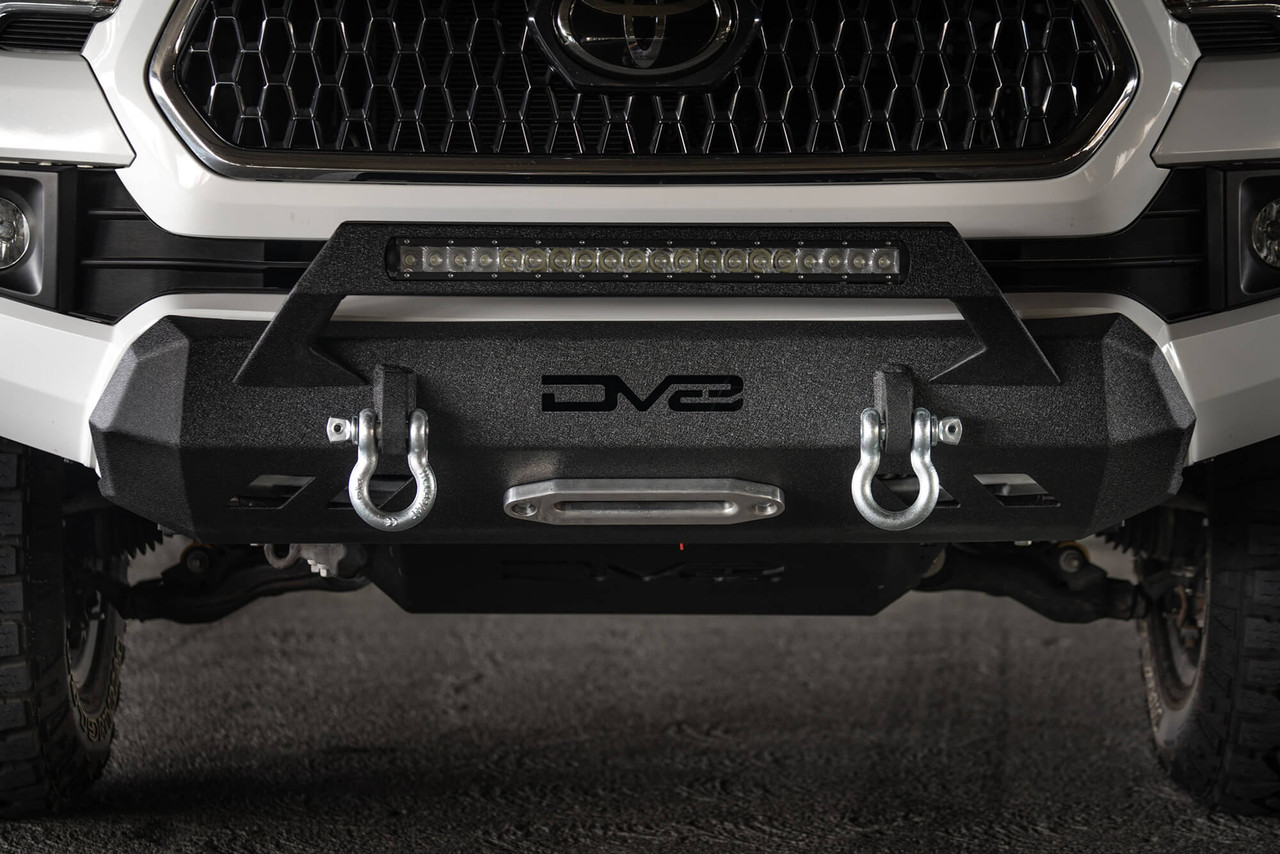 DV8 Center Mount Front Bumper For 16-22 Toyota Tacoma - FBTT1-05