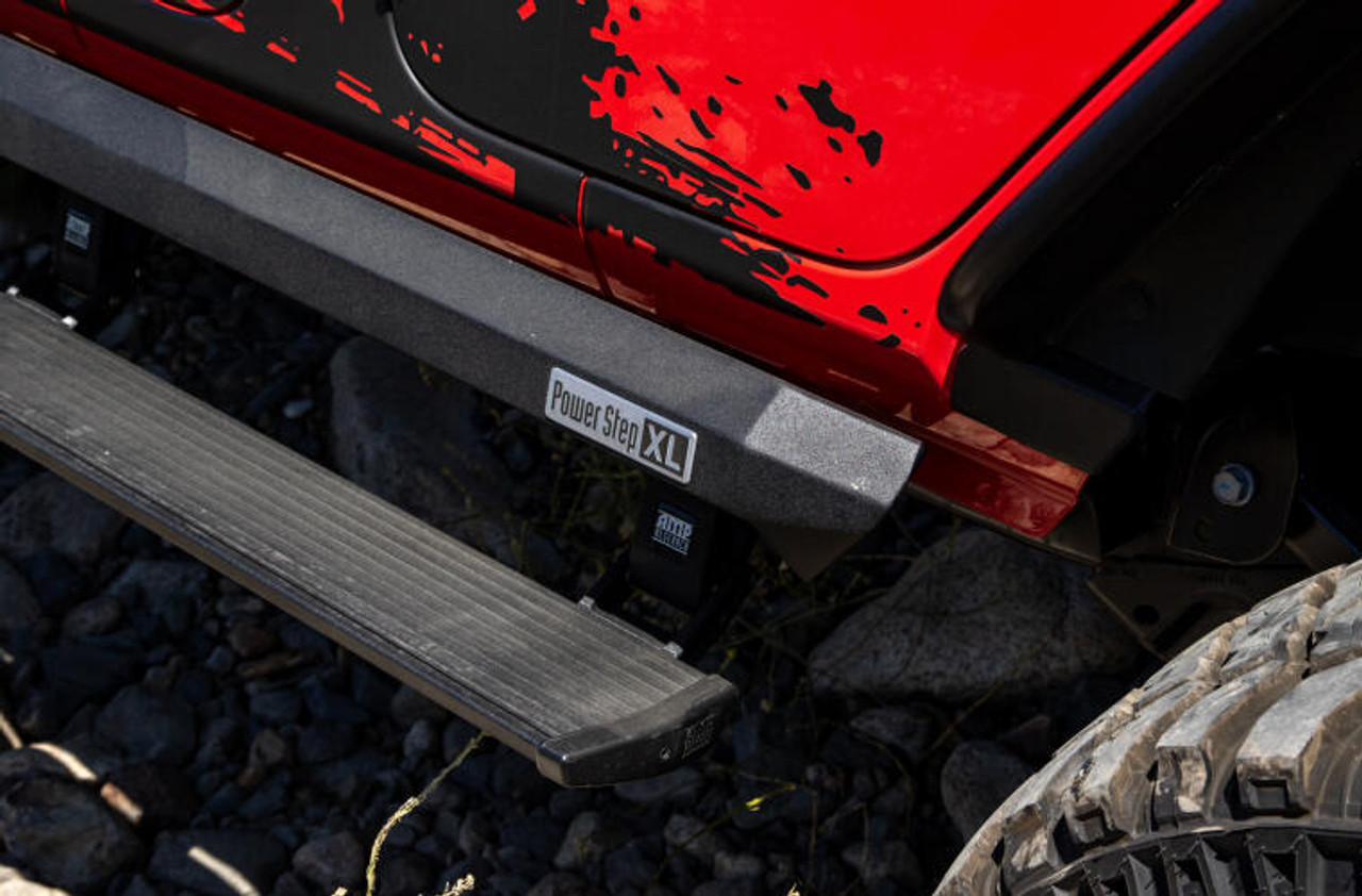 AMP Research PowerStep XL Running Boards For Jeep Wrangler JKU - 77122-01A