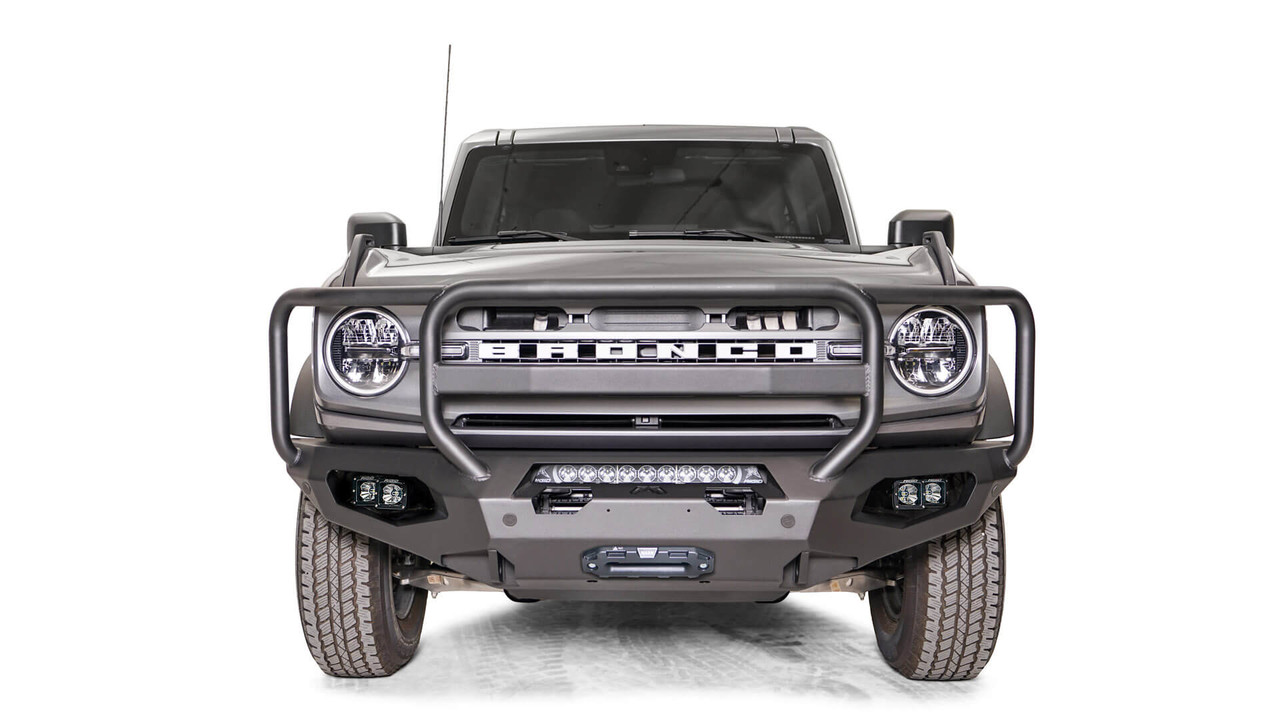 Fab Fours Matrix Front Bumper With Full Guard For 2021+ Ford Bronco - FB21-X5250-1