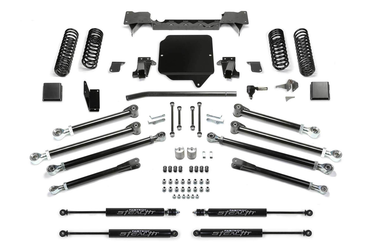 Fabtech 3" Crawler Lift Kit With Stealth Shocks For Jeep Gladiator - K4169M