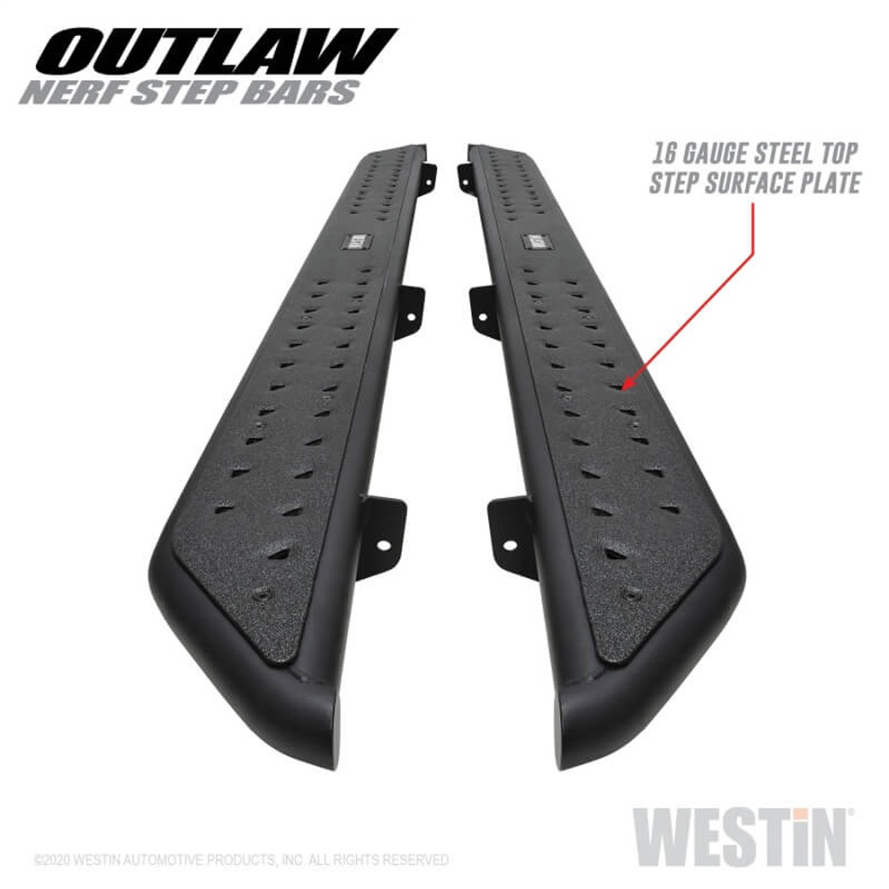 Westin Outlaw Nerf Step Bars For 2019+ Ram 1500 Classic - 58-53565