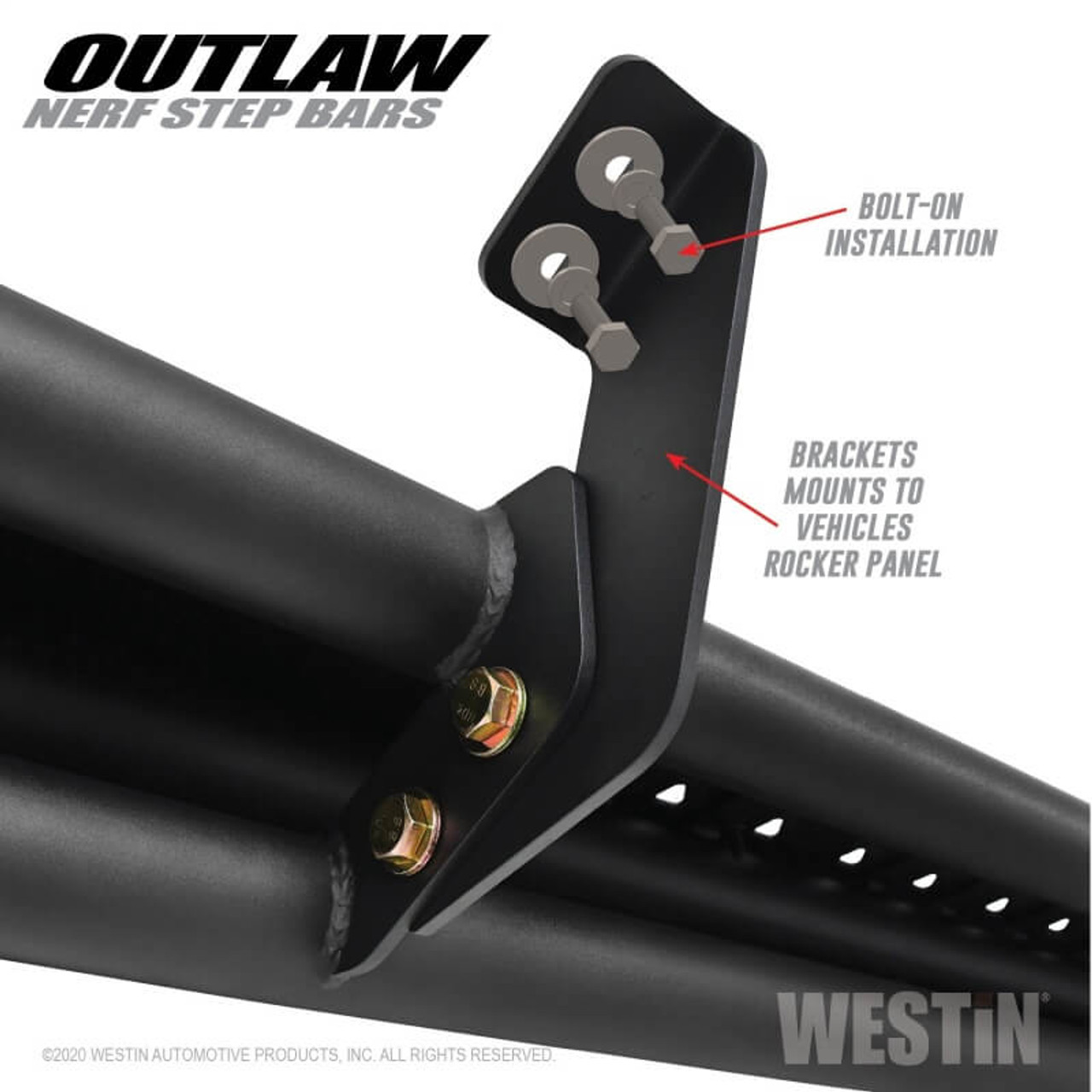 Westin Outlaw Nerf Step Bars For 2019+ Ram 1500 Classic - 58-53565