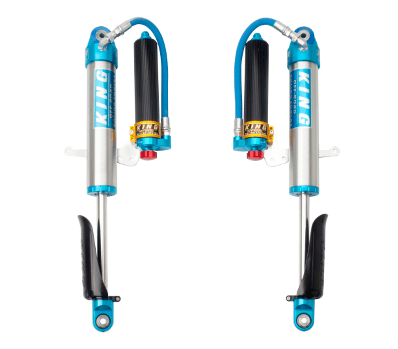 King 2.5 Adjustable Remote Reservoir Front Shocks (2.5-5”) For Jeep Wrangler JL - 25001-375A