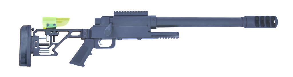 ULR Mini 50 BMG Rifle with Adjustable Stock – Experience precision and control in a compact .50 cal platform. This lightweight, single shot bolt action rifle is chambered in 50 BMG and now features a fully adjustable stock for improved ergonomics and long-range comfort. Built for shooters who demand power, accuracy, and a tailored fit in one high-performance package.