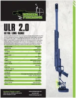 Noreen ULR 2.0 Marketing Sheet – Full Product Specs, Features, and Visual Overview of the .50 BMG Ultra Long Range Rifle