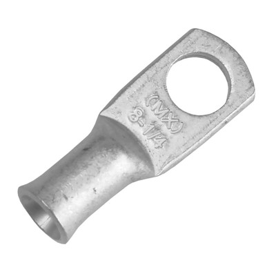 Pacer Tinned Lug 8 AWG - 1/4" Stud Size - 10 Pack Pacer Tinned Lug 8 AWG - 1/4" Stud Size - 10 Pack