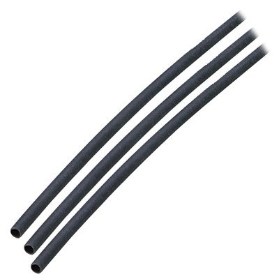 Ancor Adhesive Lined Heat Shrink Tubing (ALT) - 1/8" x 3" - 3-Pack - Black Ancor Adhesive Lined Heat Shrink Tubing (ALT) - 1/8" x 3" - 3-Pack - Black