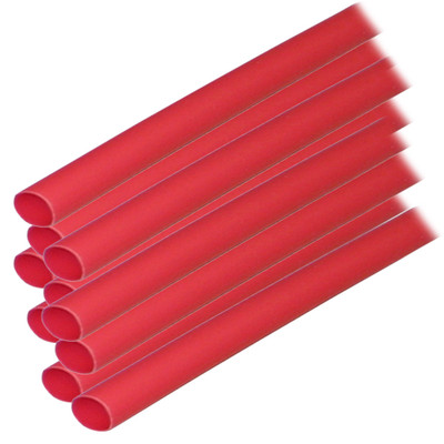 Ancor Adhesive Lined Heat Shrink Tubing (ALT) - 1/4" x 12" - 10-Pack - Red Ancor Adhesive Lined Heat Shrink Tubing (ALT) - 1/4" x 12" - 10-Pack - Red
