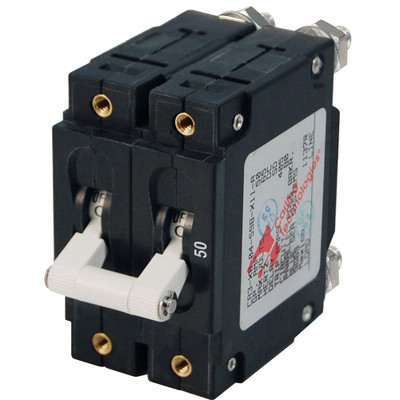 Blue Sea 7251 C-Series Double Pole Circuit Breaker - 50A Blue Sea 7251 C-Series Double Pole Circuit Breaker - 50A