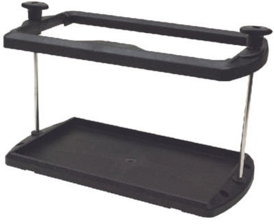 Seachoice 21961 Premium Battery Tray With Stainless Steel Hold Down Rods Seachoice 21961 Premium Battery Tray With Stainless Steel Hold Down Rods